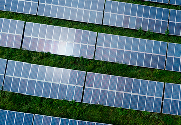 Solar panels at the Gränges Newport facility.