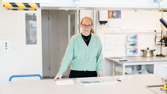 Emma Katarp, an Application Engineer at Gränges Finspång.