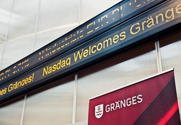 Gränges on the Nasdaq Stockholm stock exchange.
