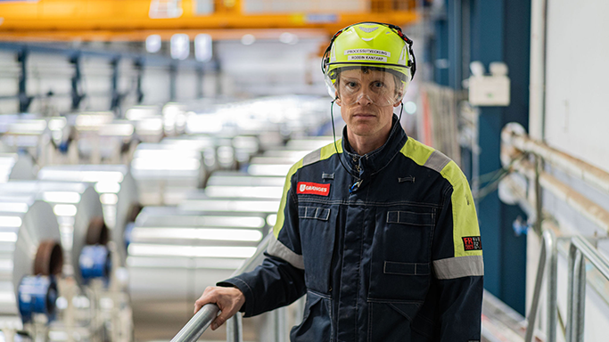 Robbin Katarp, Process Development Engineer at Gränges Finspång.