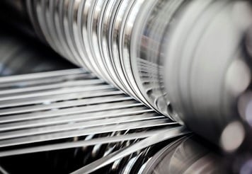 slitted aluminium strips