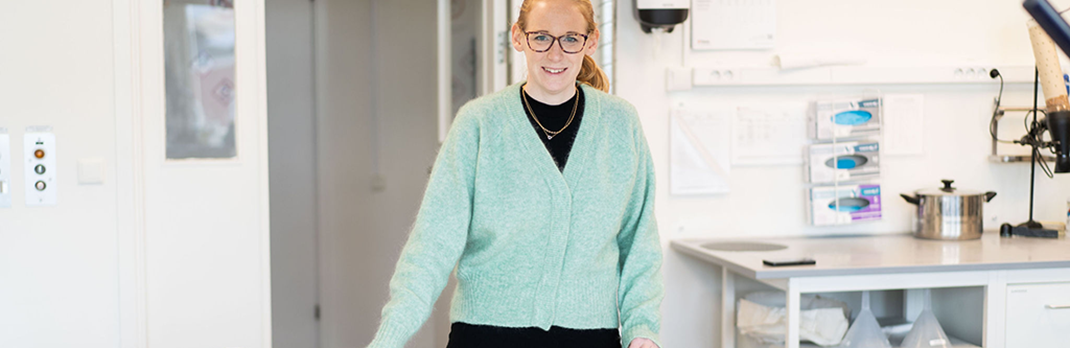 Emma Katarp, an Application Engineer at Gränges Finspång.