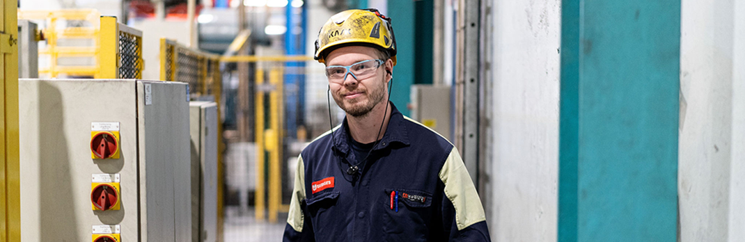 Tomas Karlsson, an Automation Technician at Gränges Finspång.