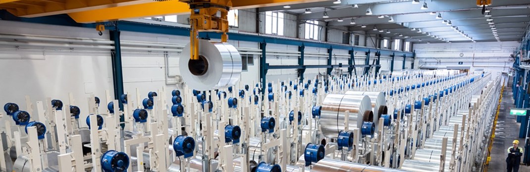Optimized transportation of aluminium goods.